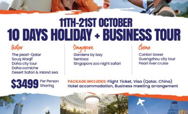 10 Days Holiday + Business Tour